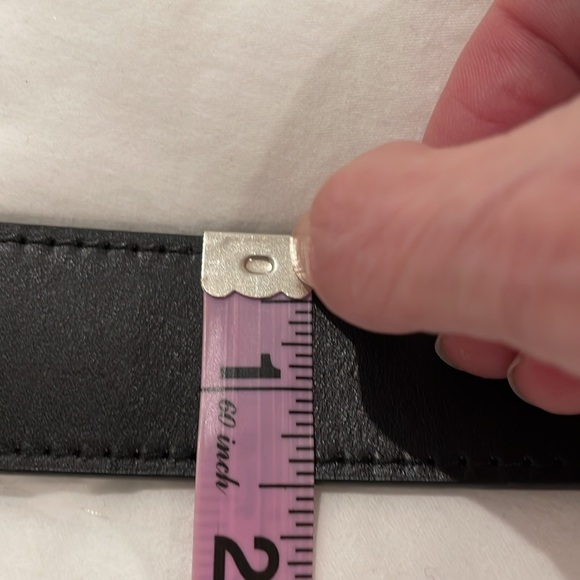 Men's Black ANSON  Belt 55 inches - Picture 4 of 4